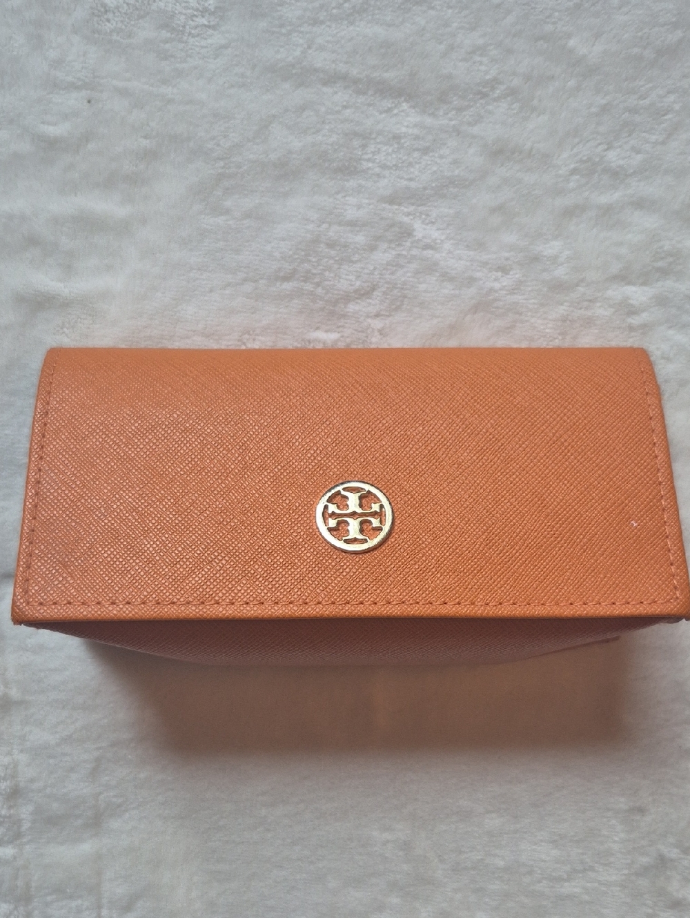 Tory Burch Orange Eyeglass Case